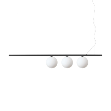 IDEAL LUX Perline fekete-fehér függesztett lámpa (IDE-307008) G9 3 izzós IP20 világítás