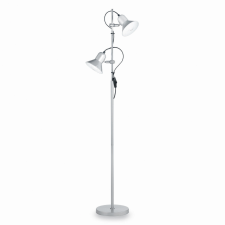 IDEAL LUX POLLY PT2 ARGENTO szürke állólámpa (IDE-061115) E27 2 izzós IP20 világítás