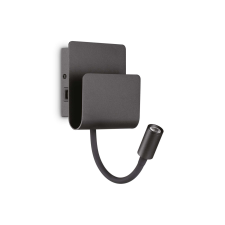 IDEAL LUX Probe fekete LED falikar (IDE-237930) LED 1 izzós IP20 világítás