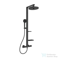 Ideal Standard Ceratherm Alu+ termosztátos zuhanyrendszer, silk black BD583XG csaptelep