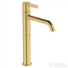 Ideal Standard JOY magasított mosdó csaptelep leeresztő nélkül,Brushed gold BC782A2 csaptelep