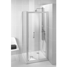  Ideal Standard Synergy zuhanykabin ajtó 90 cm, tiszta üveg, krómozott profil L6369EO kád, zuhanykabin