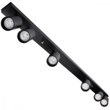 Idealed QUALIS SPOT mennyezeti lámpa Reflektor Halogén lámpatest 6xGU10 Fekete világítás