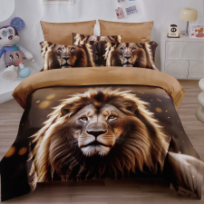 idealisotthon 3 részes nyomtatott ágyneműhuzat - büszke oroszlán lakástextília