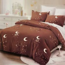 idealisotthon Éjszakai égbolt 7 részes kétoldalas ágyneműhuzat - kávé lakástextília