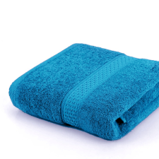 idealisotthon Frottír törölköző bordűrrel, türkizkék, 70x140 cm lakástextília