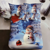 idealisotthon Karácsonyi 6 részes ágyneműhuzat - kacagó hóember