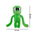 IdeallStore Plüss játék IdeallStore® Rainbow Friends Roblox, Zöld barát, 29 cm, zöld