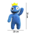 IdeallStore ® Rainbow Friends Roblox plüss játék, Blue King, 30 cm, kék