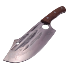 IdeallStore ® szakácskés, spirituális penge, 27,5 cm, 300 g, barna kés és bárd