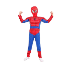 IdeallStore ® Ultimate Spiderman jelmezkészlet gyerekeknek, 100% poliészter, 120-130 cm, piros és... jelmez
