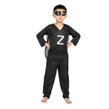 IdeallStore Zorro jelmez gyerekeknek, L-es méret, 7-9 éves korig jelmez