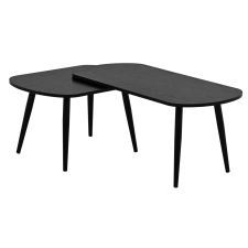 IdePar Konferenciaasztal - Brosco, fekete fa díszítéssel bútor