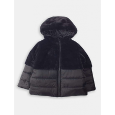 Idexe fekete szőrmés kabát - 104 gyerek kabát, dzseki