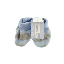 Idexe kék-szürke csíkos babazokni - 56 gyerek cipő