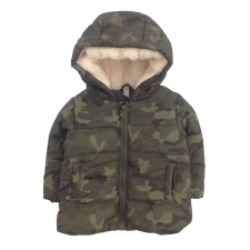 Idexe kisfiú terepmintás sötétzöld télikabát gyerek kabát, dzseki