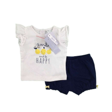  IDEXE kislány fehér-kék ruhaszett - 56 gyerek ruha szett