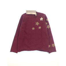Idexe kislány kötött lila pulóver - 86
