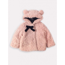 Idexe kislány rózsaszín macifüles kabát gyerek kabát, dzseki