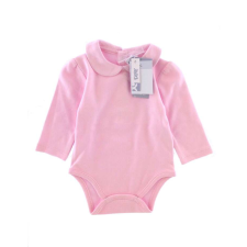 IDEXE rózsaszín galléros hosszú ujjú baba body - 56 kombidressz, body