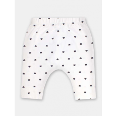 IDEXE szívecske mintás fehér leggings
