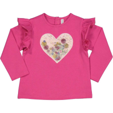 IDEXE szívecskemintás pink felső - 86 gyerek póló