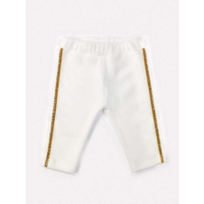  IDEXE törtfehér bordázott leggings - 68