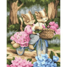 IDEYKA : Festés számok szerint, Romantikus utazás - 40 x 50 cm kreatív és készségfejlesztő