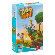 iello Zoo Run társasjáték, angol nyelvű társasjáték
