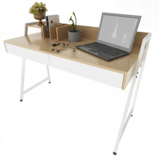 IFJÚSÁGI SZÁMÍTÓGÉPES ÍRÓASZTAL MODERN LOFT PRÉMIUM 124 CM POLCOKKAL íróasztal