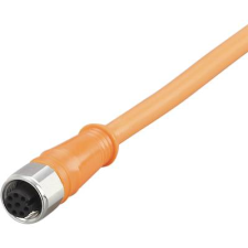 ifm Electronic E12433 Csatlakozóvezeték Alj, egyenes 10 m Pólusszám: 8 1 db (E12433) villanyszerelés