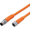ifm Electronic EVT280 Összekötő vezeték Dugó, egyenes, Alj, egyenes 0.6 m Pólusszám: 3, 4 1 db (EVT280)