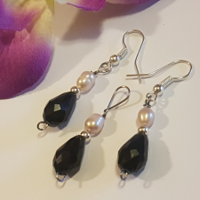  Igazgyöngy és kristály szett /66/ ékszer szett