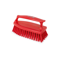 IGEAX élelmiszeripari tisztítókefe, függőleges markolattal, Piros, 0,5mm közepes sörtével takarító és háztartási eszköz