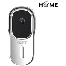 iGet HOME Doorbell DS1 White - akkumulátoros WiFi videó kaputelefon FullHD videó- és hangátvitellel kaputelefon
