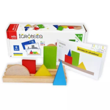 IGROTECO Logikai építő készlet, fa barkácsolás, építés