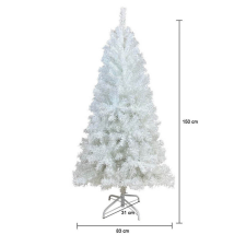 IHO-543 Fehér műfenyő 150 cm-es műfenyő