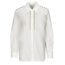 Ikks Ingek / Blúzok CHEMISE ML STRAIGHT COTTON Fehér DE 34