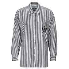 Ikks Ingek / Blúzok CHEMISE OVERSIZE COTTON Fekete DE 36 blúz