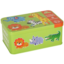 Ikon Puzzle konzerv szafari állatok 25 db puzzle, kirakós