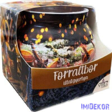 Illatos poharas gyertya 70g illatmécses - Forralt Bor 2 dekorációs kellék