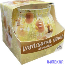 Illatos poharas gyertya 70g illatmécses - Karácsonyi Gömb 2 dekorációs kellék