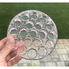 Illóolaj tartó - 10 ml - es üvegekhez (rózsaszín-glitteres) illóolaj