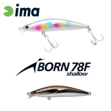  Ima Iborn 78F Shallow 78mm 8.5g 008 Haku wobbler csali