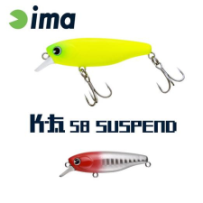  Ima K-Fat 58 Suspend 58mm 8g 001 Red Head wobbler csali