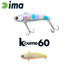 Ima Koume Vibration 60 60mm 11g 102 Chart Back Pearl wobbler csali