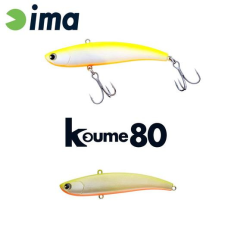  Ima Koume Vibration 80 80mm 15g 102 Chart Back Pearl wobbler csali