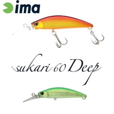  Ima Sukari 60 Deep 60mm 8g 016 Melon wobbler csali