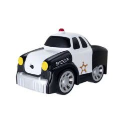 Imaginarium - Comic-Cars , Police Car -  játék rendőrautó, képregény modell, fekete  autópálya és játékautó