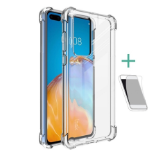 IMAK Huawei P40 szilikon telefonvédő (közepesen ütésálló + képernyővédő fólia) átlátszó tok és táska
